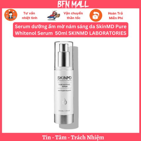 Serum dưỡng ẩm mờ nám sáng da SkinMD Pure Whitenol Serum  50ml SKINMD LABORATORIES
