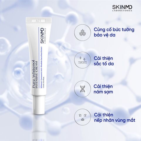 Serum dưỡng ẩm mờ nám sáng da SkinMD Pure Whitenol Serum  50ml SKINMD LABORATORIES
