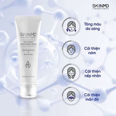 Serum dưỡng ẩm mờ nám sáng da SkinMD Pure Whitenol Serum  50ml SKINMD LABORATORIES