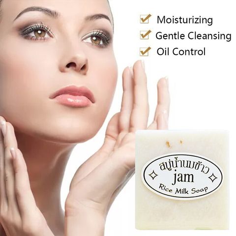 Xà Phòng Cám Gạo/ Xà Phòng Tắm Trắng Da Thái Lan Jam Rice Milk Soap