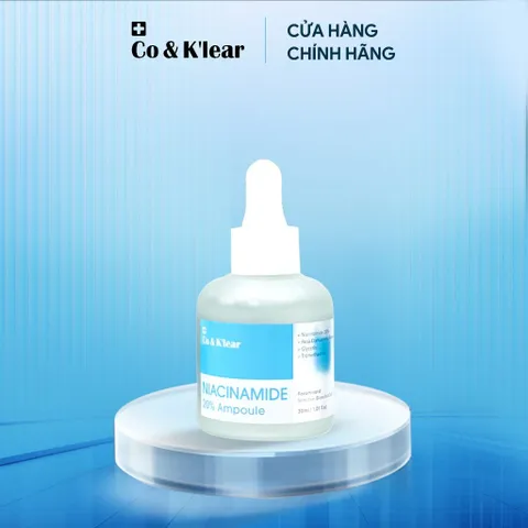 Tinh Chất Làm Sáng Da Mờ Thâm Co&K'lear NIACINAMIDE 20% 30ml