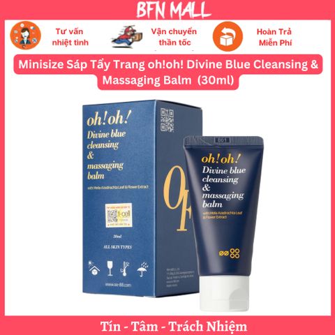 Minisize Sáp Tẩy Trang oh!oh! Divine Blue Cleansing & Massaging Balm  (30ml)