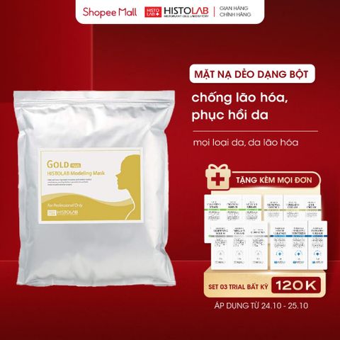 Mặt nạ dẻo trẻ hóa da Gold Plus HISTOLAB 1000g