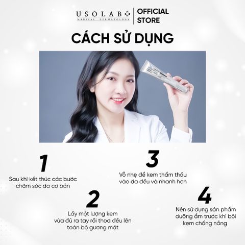 Kem Chống Nắng USOLAB Sun Block Matte 50ml Giúp kiềm dầu, nâng tone sáng da bảo vệ da với SPF 50+