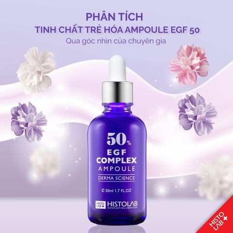 Tinh Chất Chống Lão Hoá Cao Cấp HISTOLAB EGF Complex Ampolue 50% Serum - Giúp Trẻ Hoá Da, Dưỡng Da - HISTOLAB