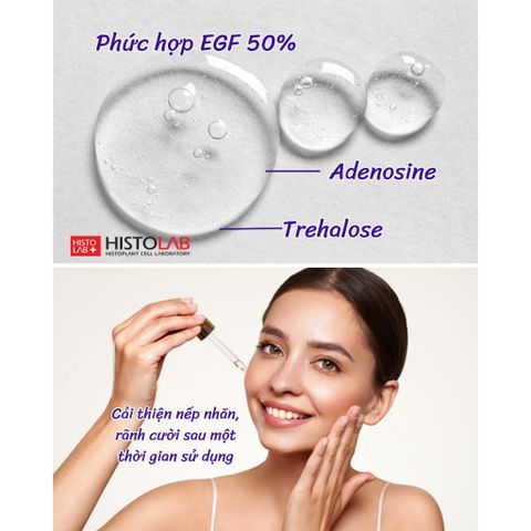 Tinh Chất Chống Lão Hoá Cao Cấp HISTOLAB EGF Complex Ampolue 50% Serum - Giúp Trẻ Hoá Da, Dưỡng Da - HISTOLAB