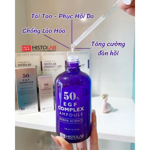 Tinh Chất Chống Lão Hoá Cao Cấp HISTOLAB EGF Complex Ampolue 50% Serum - Giúp Trẻ Hoá Da, Dưỡng Da - HISTOLAB