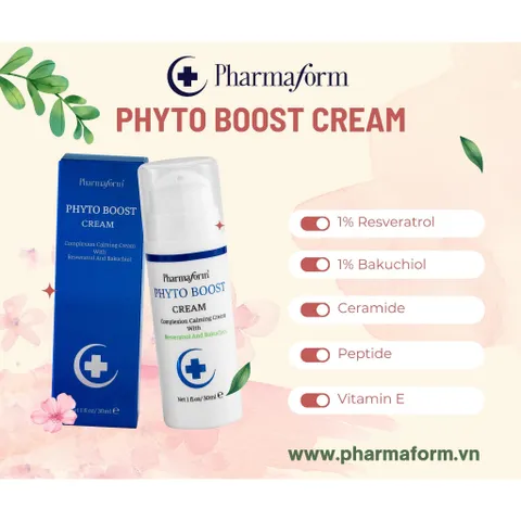 Kem Dưỡng Chống Lão Hóa Và Phục Hồi Hàng Rào Bảo Vệ Da Pharmaform Phyto Boost Cream 30ml