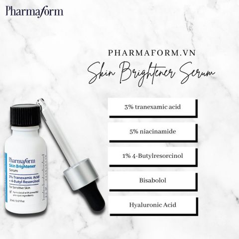 Serum Làm sáng da, cải thiện thâm nám PHARMAFORM Skin Brightener Serum 20ml