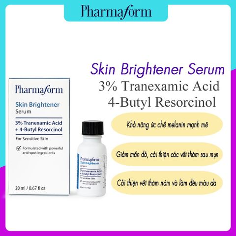Serum Làm sáng da, cải thiện thâm nám PHARMAFORM Skin Brightener Serum 20ml