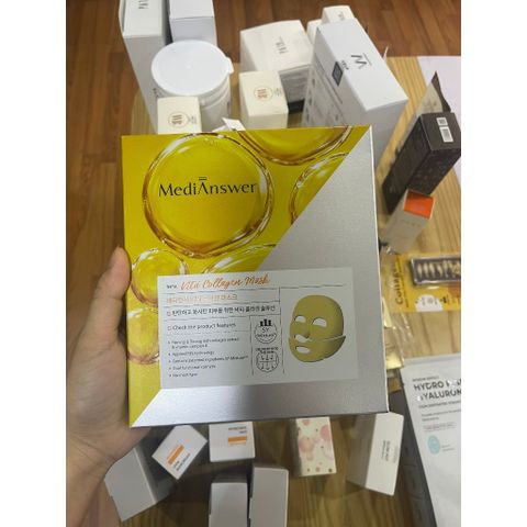 Mặt nạ thạch Collagen, Medi Answer Vita Collagen Mask 37g x 5 miếng
