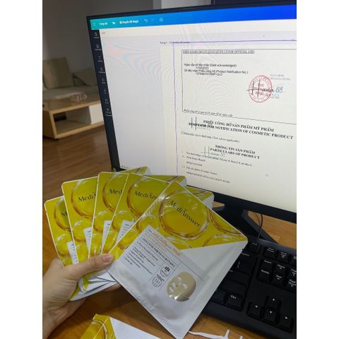 Mặt nạ thạch Collagen, Medi Answer Vita Collagen Mask 37g x 5 miếng
