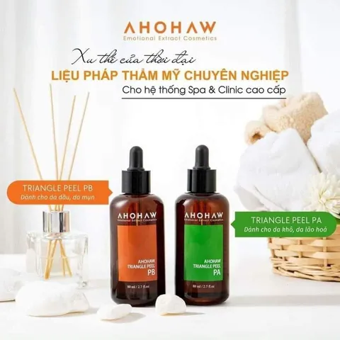 Dung Dịch Ahohwa Triangle Peel Pb Peel Dành Cho Da Dầu 80ml