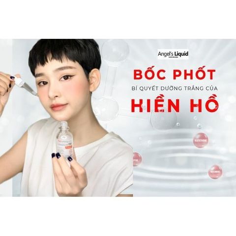 Huyết thanh truyền trắng xoá mờ thâm nám Angel Liquid Glutathione Plus Niacinamide 700 V-ampoule 30ml [ Hàng Nhập Khẩu ]
