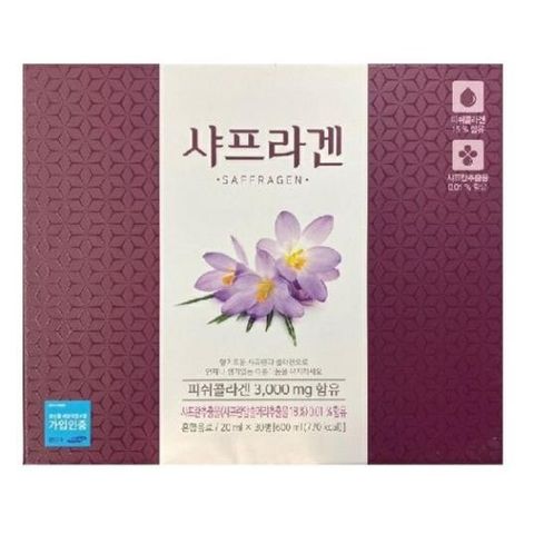 Nước Uống Nhụy Hoa Nghệ Tây Saffron Collagen 3000mg [Chính hãng Hàn Quốc]