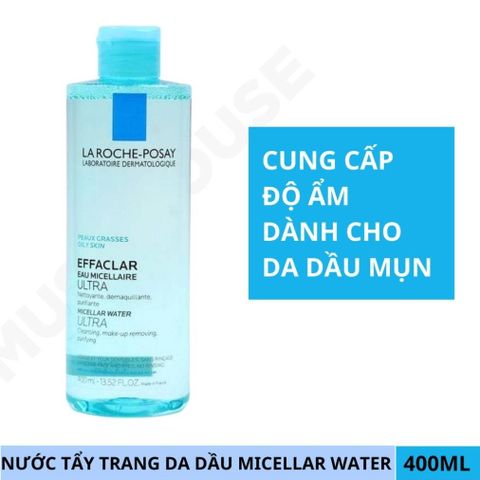 Nước Tẩy Trang La Roche Posay 400m Dành Cho Da Dầu Da Nhạy Cảm [ Chính Hãng ]