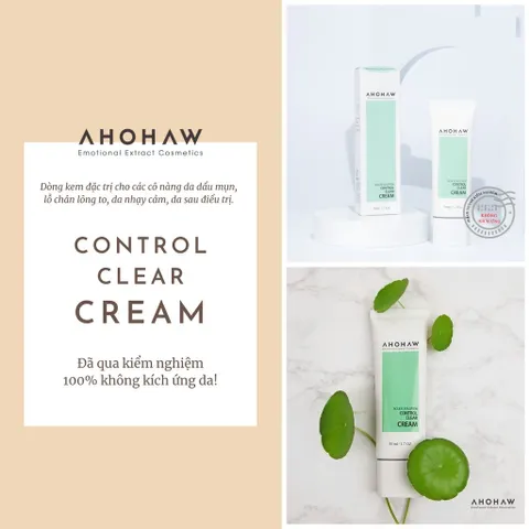 Kem Dưỡng Da Ahohwa Acless Solution Control Clear Cream 50ml