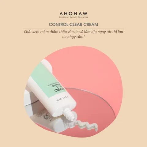 Kem Dưỡng Da Ahohwa Acless Solution Control Clear Cream 50ml