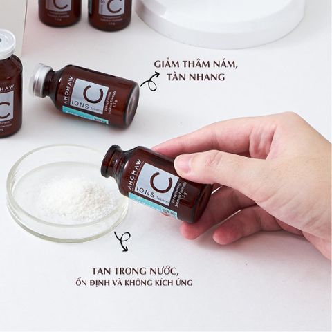 Bột Ahohwa ions C Solution 1.5g Bột Vitamin C Nguyên Chất