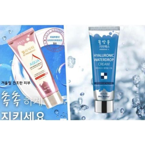 Combo Kem Mờ Thâm giảm Nám Tàn Nhang Melasma-X 3D + KEM DƯỠNG ẨM ,CẤP NƯỚC ,CĂNG BÓNG DA 3D HYALURONIC WATER DROP CREAM