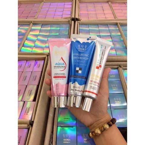 Combo Kem Mờ Thâm giảm Nám Tàn Nhang Melasma-X 3D + KEM DƯỠNG ẨM ,CẤP NƯỚC ,CĂNG BÓNG DA 3D HYALURONIC WATER DROP CREAM