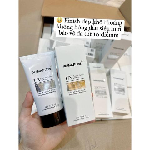 Kem Chống Nắng Dermashare 70g Nâng Tone Trắng Hồng