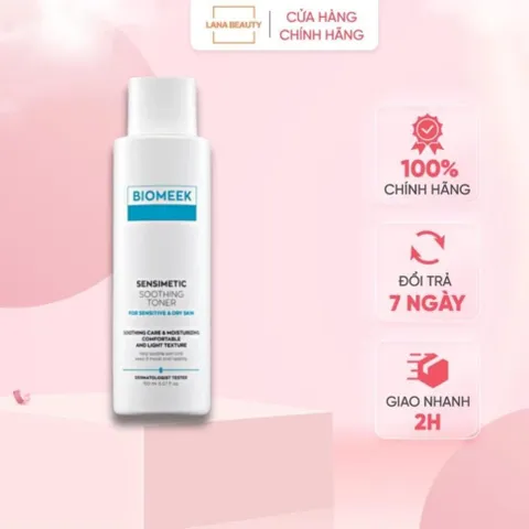 Toner Huyết Tế Bào Bioneek Sensimetic Soothing Toner 150ml [Hàng Công Ty]