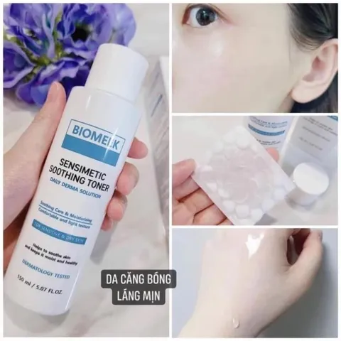 Toner Huyết Tế Bào Bioneek Sensimetic Soothing Toner 150ml [Hàng Công Ty]