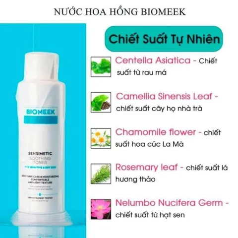 Toner Huyết Tế Bào Bioneek Sensimetic Soothing Toner 150ml [Hàng Công Ty]