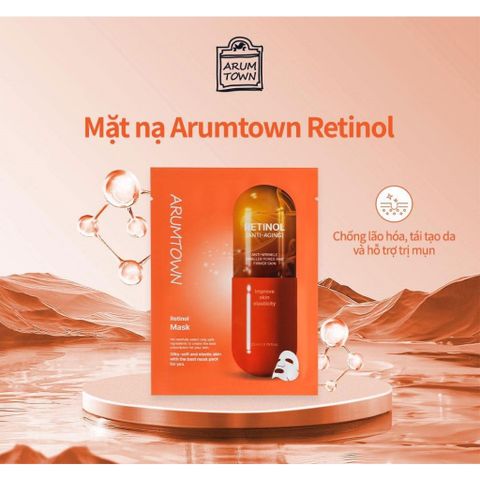 Mặt Nạ Arumtown Mask 23ml Cấp Ẩm, Dưỡng Sáng, Làm Dịu và Đều Màu Da