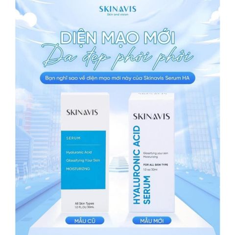 Serum SKINAVIS Tinh Chất Cấp Ẩm Phục Hồi Mờ Thâm SKINAVIS Hyaluronic Acid & Niacinamide + B5