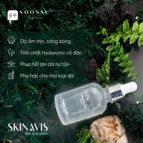 Serum SKINAVIS Tinh Chất Cấp Ẩm Phục Hồi Mờ Thâm SKINAVIS Hyaluronic Acid & Niacinamide + B5