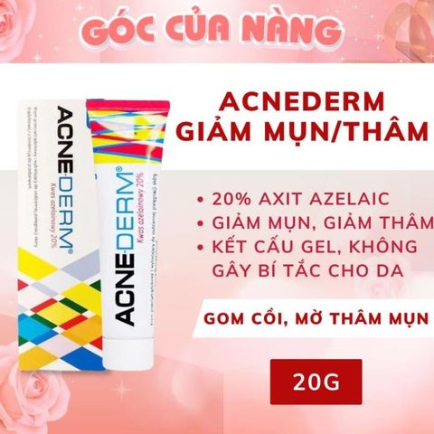 Acne Derm - AcneDerm 20% Azelaic Acid Giảm Thâm mụn, mờ nám, sáng da 20g