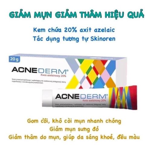 Acne Derm - AcneDerm 20% Azelaic Acid Giảm Thâm mụn, mờ nám, sáng da 20g