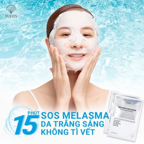 Mặt Nạ Yuejin Melasma SOS dưỡng sáng da giảm nám [ Nhập Khẩu Chính Hãng ]