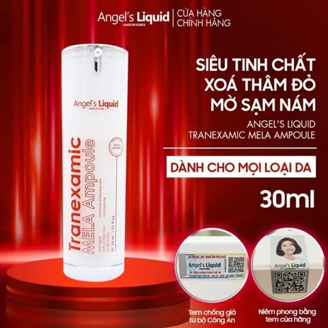 Siêu Tinh Chất Xoá Thâm Đỏ Mờ Sạm Nám Angel's Liquid Tranexamic Mela Ampoule 30ml [ Chính Hãng ]
