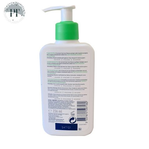 Sữa Rửa Mặt Cerave Foaming Hydrating Facial Cleanser  236ml/473ml Chính Hãng Pháp