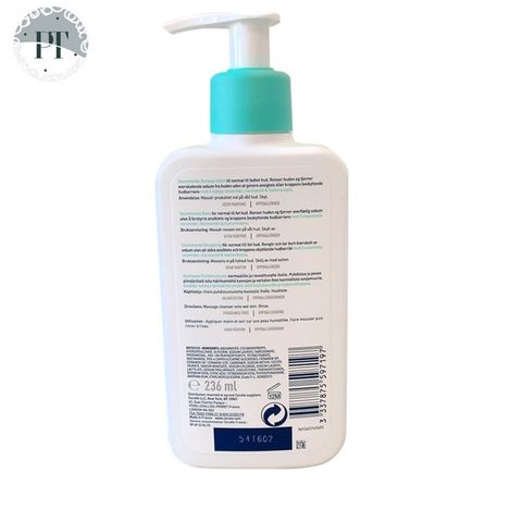 Sữa Rửa Mặt Cerave Foaming Hydrating Facial Cleanser  236ml/473ml Chính Hãng Pháp