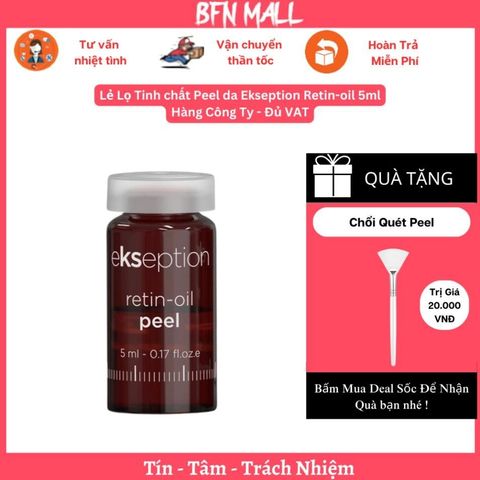 Lẻ Lọ Tinh chất Peel da Ekseption Retin-oil 5ml