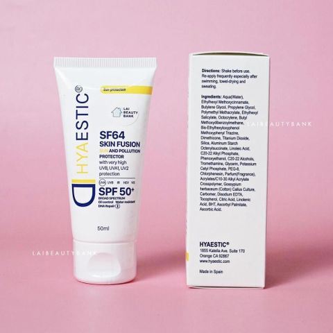 Kem chống nắng Hyaestic Skin Fusion SF64 Sun And Pollution Protector SPF50+ (50ml)