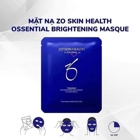 Mặt nạ sáng da chống lão hóa ZO SKIN HEALTH Skin Brightening Sheet Masque