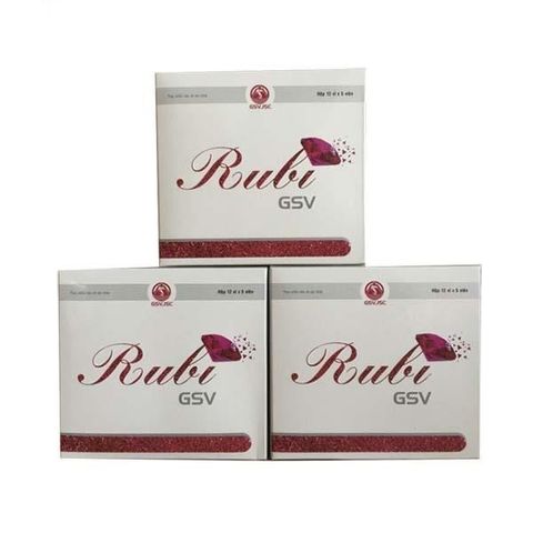 Viên uống đẹp da Rubi GSV giảm mụn, mờ sạm nám, ngừa lão hoá