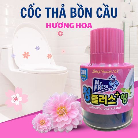 Chai thả bồn cầu Mr.fresh 180g Tự động làm sạch Và diệt khuẩn