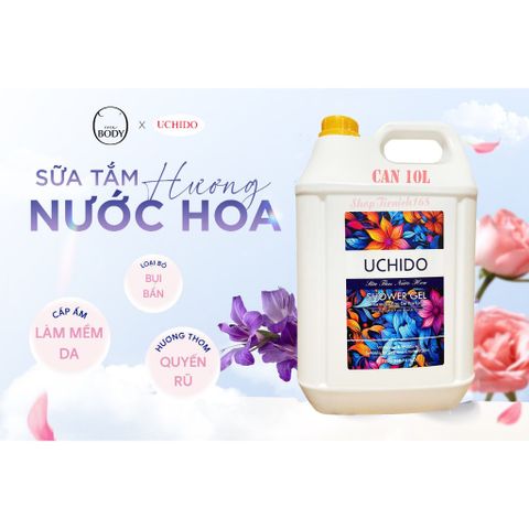 Sữa Tắm Uchido Hương Nước Hoa Miracle 10L - Làn Da Mềm Mịn, Quyến Rũ Với Hương Thơm Cao Cấp Từ Nhật Bản