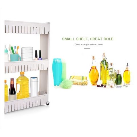 Kệ Cạnh Tường Đa Năng 3 Tầng HomeStar Hando - Tiết Kiệm Diện Tích, Dễ Dàng Vận Chuyển và Lắp Đặt, Giải Pháp Gọn Gàng Cho Nhà Bếp