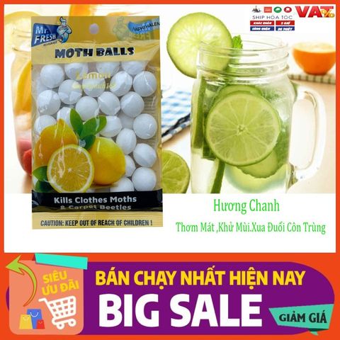Túi Thơm Long Não Mr.Fresh Hương Vani 120g - Khử Mùi, Xua Đuổi Côn Trùng Hiệu Quả, Đồ Dùng Nhà Cửa An Toàn