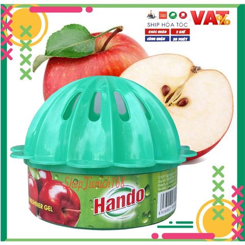 Bộ 4 Sáp Thơm Phòng Hando 87g - Khử Mùi, Hương Hoa Hồng, Chanh, Dâu, Táo - Không Gian Sảng Khoái, Tươi Mát