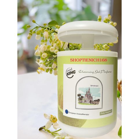 Sáp Thơm Khử Mùi GoldenKing Charming Perfume 240g - Hương Bưởi Tự Nhiên Duy Trì Hương Thơm Suốt 30 Ngày, Phù Hợp Cho Mọi Không Gian