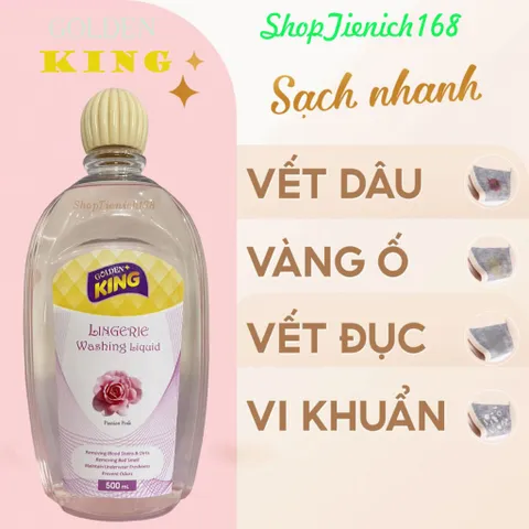 Nước giặt đồ Chíp Golden king 500ml Hương Hồng 358658