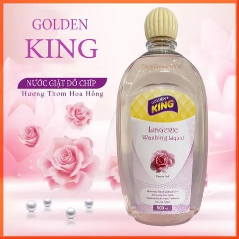 Nước giặt đồ Chíp Golden king 500ml Hương Hồng 358658